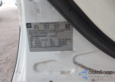 2010 Buick Enclave 1Xl из США, поврежденный, VIN 5GALRBED6AJ202557